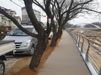 금산천 산책로 설치공사